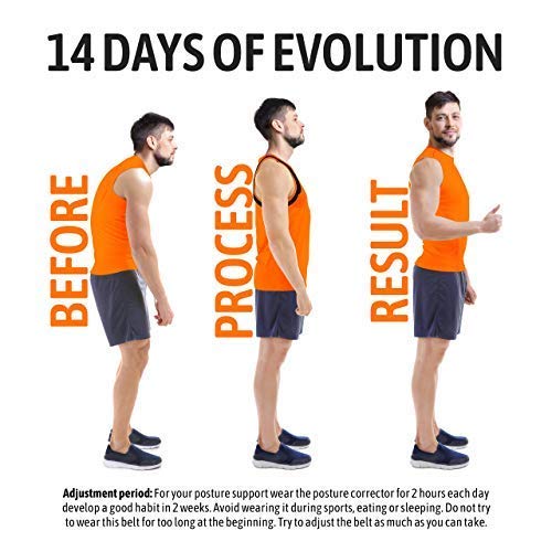 Posture Corrector for Men and Women, Upper Back Brace for Clavicle Support, Adjustable Back Straightener and Providing Pain Relief from Neck, Back & Shoulder, (Universal) (Regular) 1 Count (Pack of 1) - BeesActive Australia