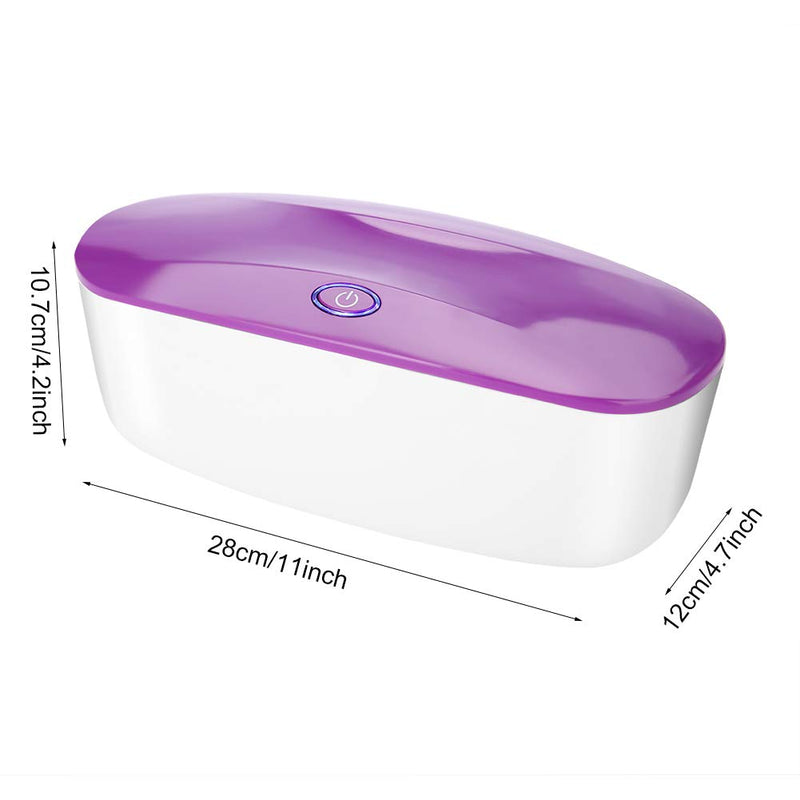 Nail Art Light Box, Nail Art Cleansing Machine for Manicure Metal Plastic Tool Makeup Brushes Beauty Sets Mobile Phone Glasses - BeesActive Australia