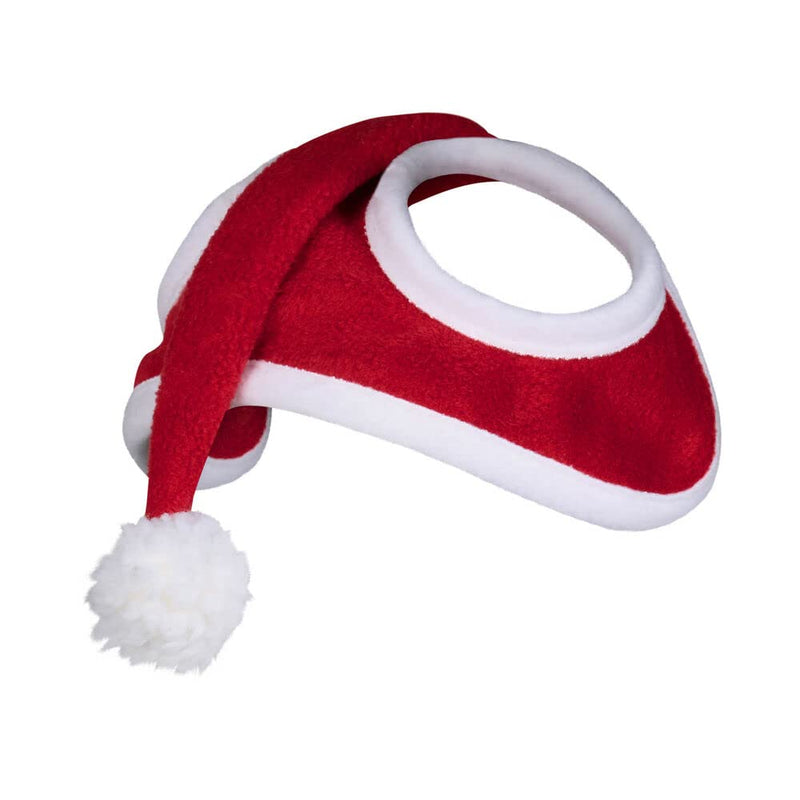 HORZE Christmas Santa Cap | Slip-On Horse Halter Cover with Fleece Trim Red - BeesActive Australia