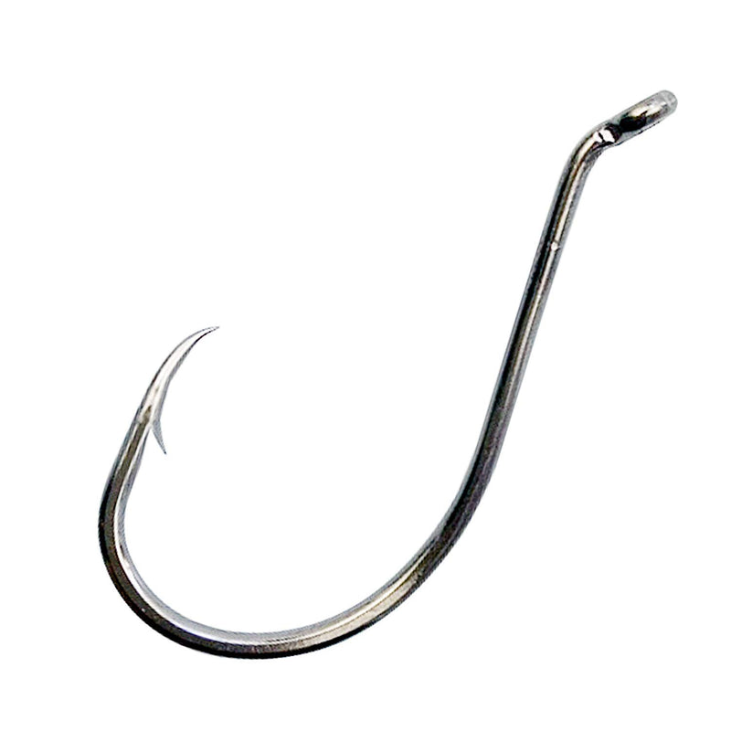 [AUSTRALIA] - Shaddock Fishing 100 Pcs Sharp Octopus Hook Sport Circle Fishing Hooks High Carbon Steel Fishing Jig Hook Black Fishhooks for Fresh/Salt Water - 13 Sizes 6#(100pcs per pack) 