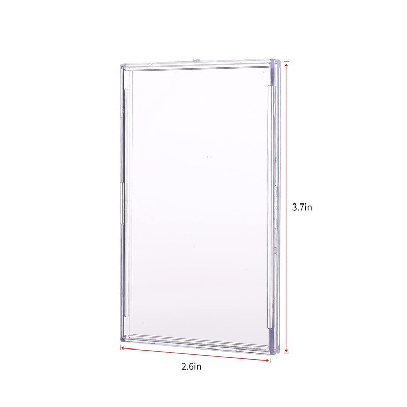 Trading Card Sleeves Top Loaders 20 pcs Hard Acrylic Card Protector Clear Card Brick + 5 Display Stand Fit for Standard Sports Cards,Baseball Card Holder Cases Collectibles - BeesActive Australia