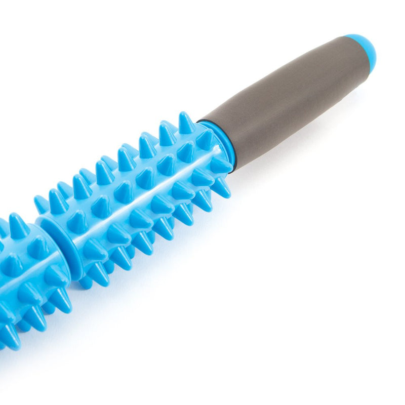 66fit Spiky Muscle Roller Stick - Includes Massage Stick Ebook - Deep Tissue Trigger Point Massage Tool For Tight Calf and Leg Muscles - BeesActive Australia