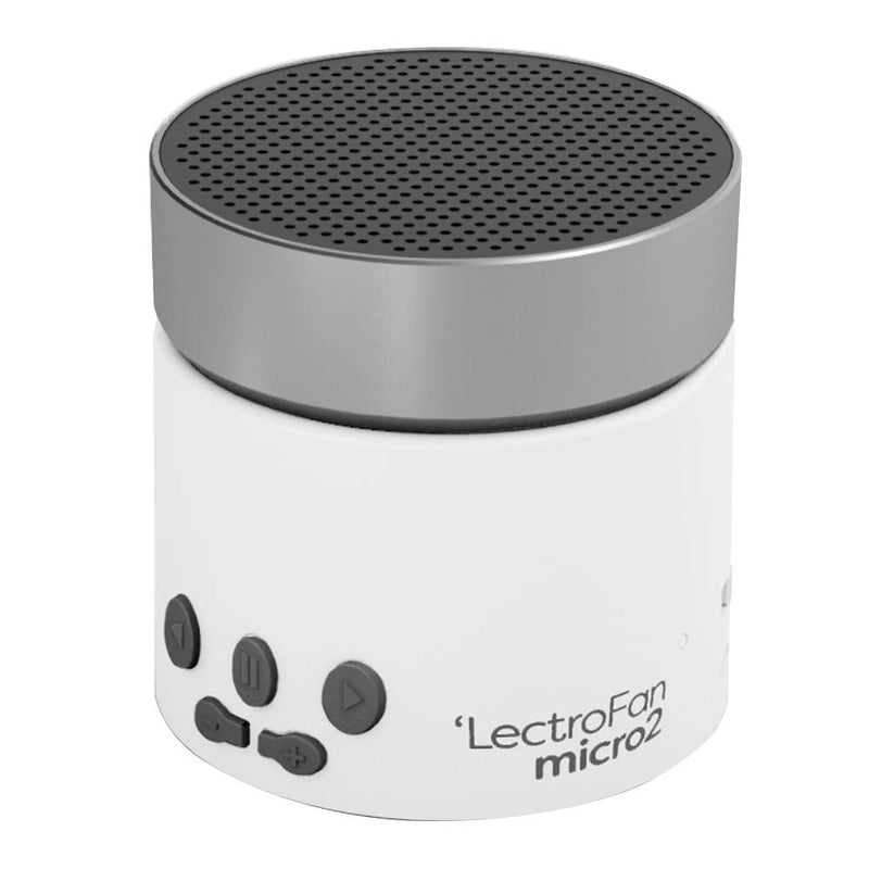 Lectrofan Micro Wireless - White Noise/Fan Sound Machine & Bluetooth Speaker (Micro2, White) Micro2 - BeesActive Australia