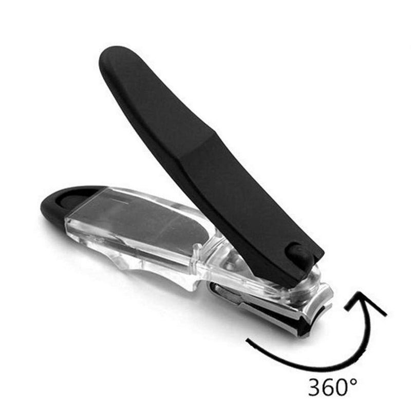 360 Degree Rotary Nail Clipper, Stainless Steel Sharp Blade Fingernail Toenail Clipper, Trimmer and Cutter Toenail Clipper with Rotating Swivel Head - BeesActive Australia