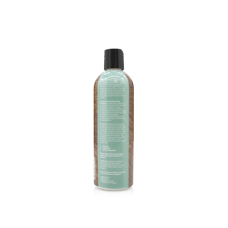 The Coat Handler Undercoat Control Deshedding Conditioner Coconut Milk Fragrance, 16 oz - Combats and Reduces Shedding, Undercoat Removal, Fights Excessive Hair Shed, Omega 3 and 6 Rich, USA Made - BeesActive Australia