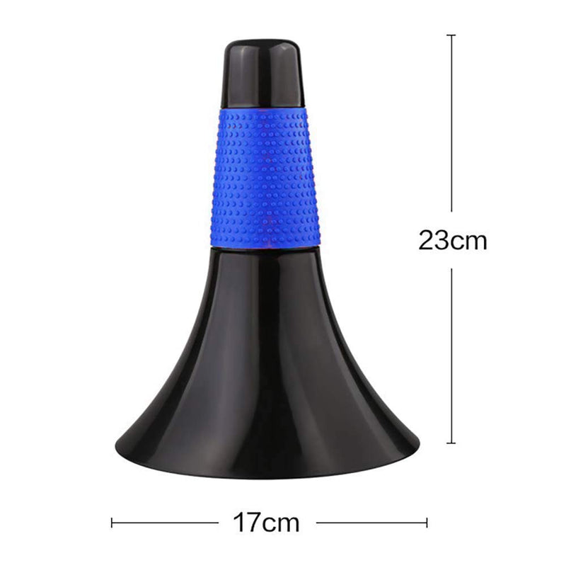 Pack of 3pcs Marker Cones Barrier Sports Fitness Football Basketball Speed Agility Grab Training Blue - BeesActive Australia