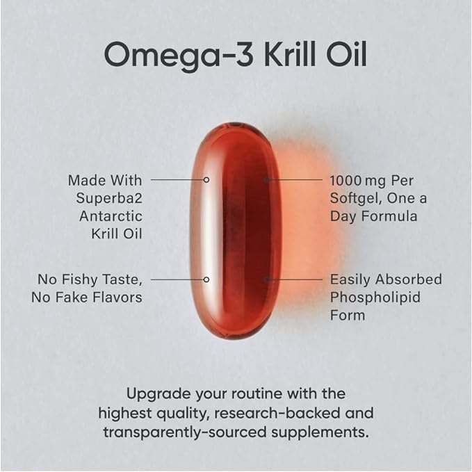 Sports Research, Antarctic Krill Oil with Astaxanthin, 1,000 mg, 30 Softgels - BeesActive Australia