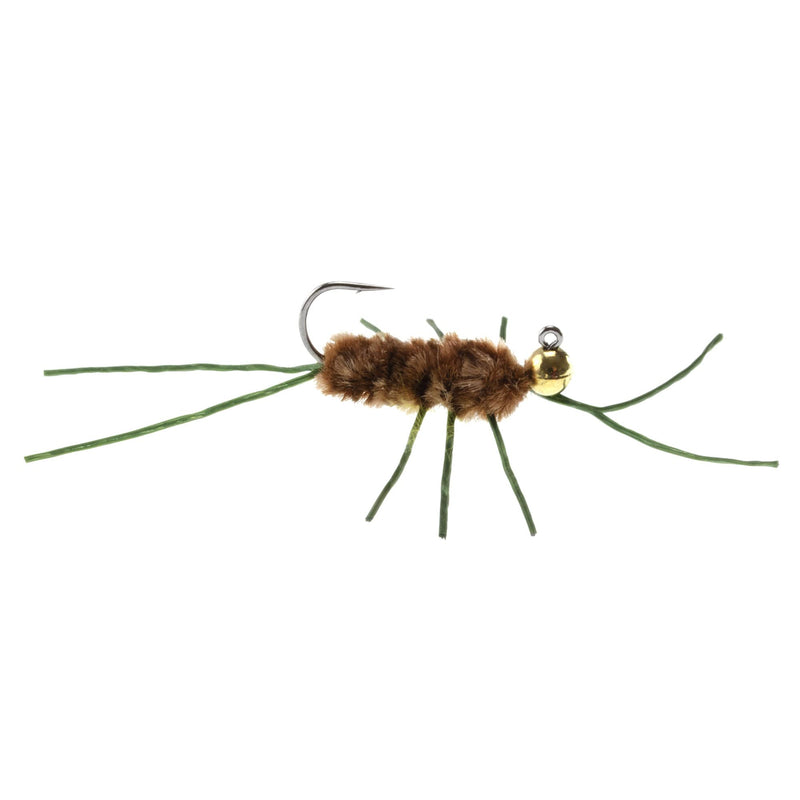 The Fly Fishing Place Tungsten Bead Jigged Pat's Rubber Legs Nymph Assortment Fly Fishing Flies - Trout and Bass Wet Fly Pattern - 8 Flies Hook Size 10 - BeesActive Australia