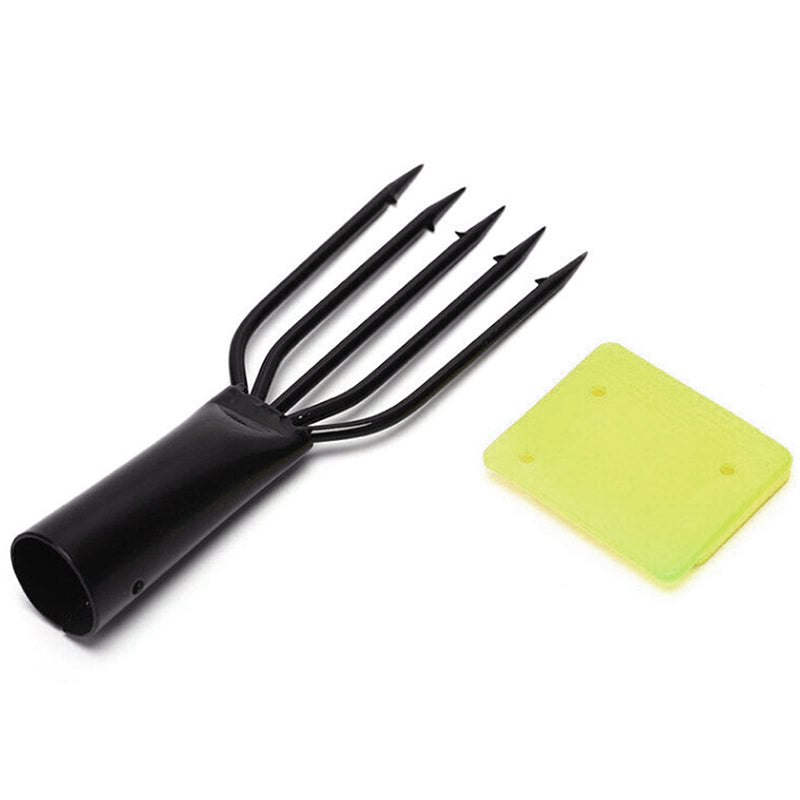Qoyapow Fish Spear Frog Spear Fishing Harpoon Barbed Stainless Steel 5 Prong Tine Fishing Gaff 5 Prong Spearhead Fork Harpoon Fishing Gig Gaff Hook Screw for Hunting Fish Frog in Pond River Lake etc - BeesActive Australia