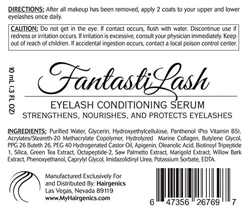 Hairgenics Pronexa FantastiLash – Eyelash Conditioner & Brow Conditioning Serum with Castor Oil Strengthens, Nourishes and Protects for Perfect Eyelashes and Brows. - BeesActive Australia