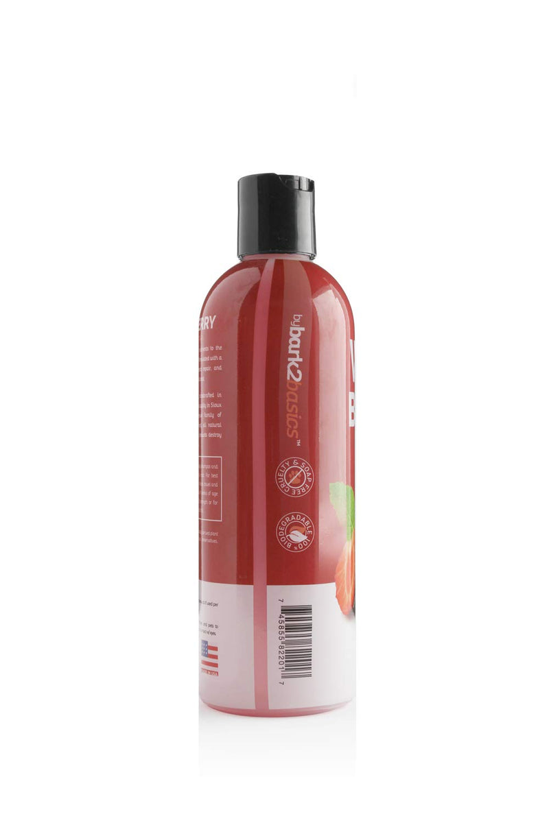 Bark2Basics Wild Berry Dog Shampoo, 16 oz - Naturally Derived, Unique Herbal Blend, For Dry Itchy Skin, Gentle, Moisturizing - BeesActive Australia