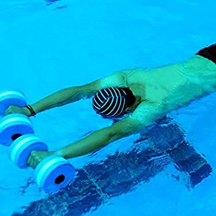 Big Boss Sports Aquatic Exercise Dumbbells Aqua Fitness Barbells Exercise Hand Bars - Set of 2 - for Water Aerobics - BeesActive Australia