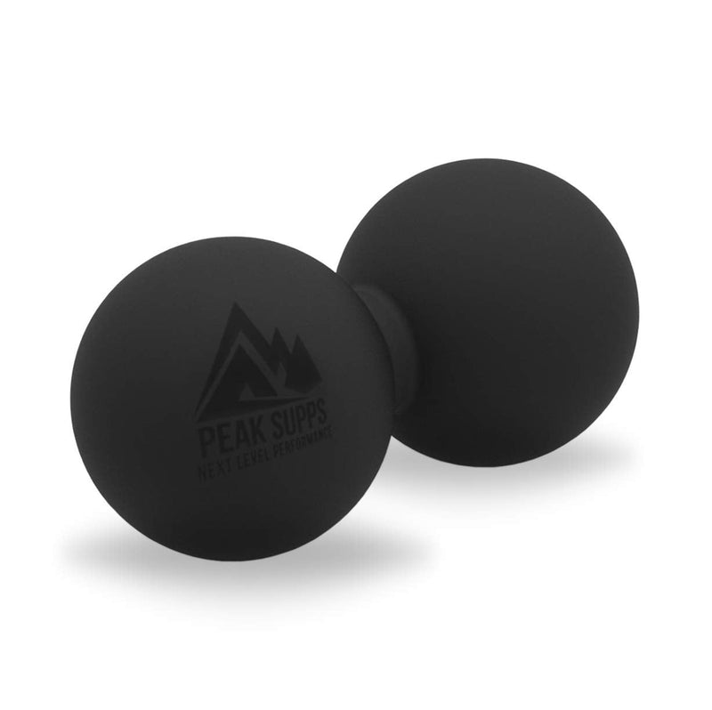 Peak Supps Peanut Massage Ball - Double Lacrosse - Trigger Point Deep Tissue Black Peanut (Peanut Ball) - BeesActive Australia