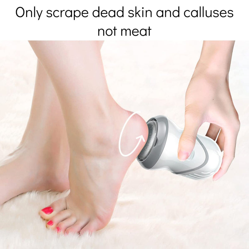 Electric Foot Grinder Adjustable Foot File Electric Pedicure Callus Remover Vacuum Adsorption Electric Foot Grinder Hard Skin Remover for Dead Dry Skin and Cracked Heel USB Rechargeable for Women Gift - BeesActive Australia