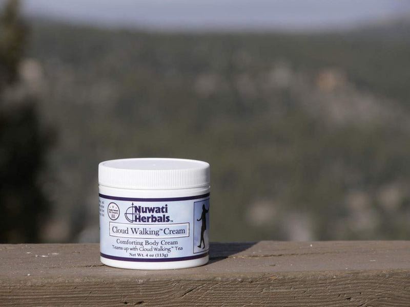 Nuwati Herbals Cloud Walking – Comforting Body Cream with Lavender, St John’s Wort, Chamomile, 4 Ounces - BeesActive Australia