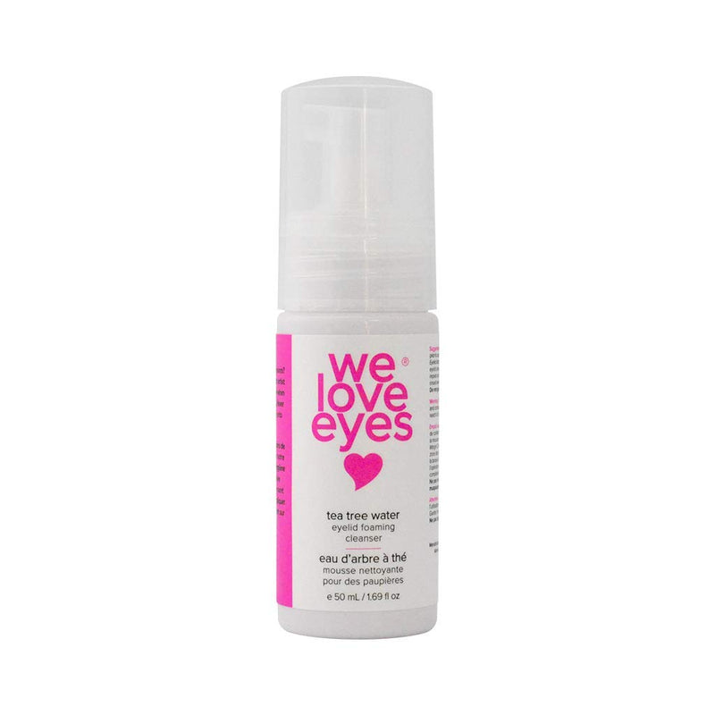 We Love Eyes - 100% Oil Free Tea Tree Water Eyelid Foaming Cleanser - For Eyelash Extension Home Care, Extend Lash Retention, Non-Irritating Formula, Removes sources of inflammation - BeesActive Australia