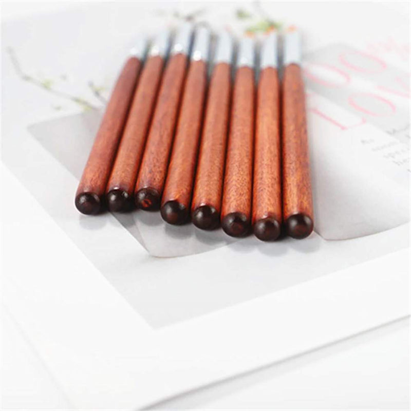 DANNEASY 3Pcs Wooden Nail Brushes For Acrylic Application Nail Art Gradient Drawing Pen UV Gel Nail Ombre Brush Manicure DIY Tools Kit 1 - BeesActive Australia