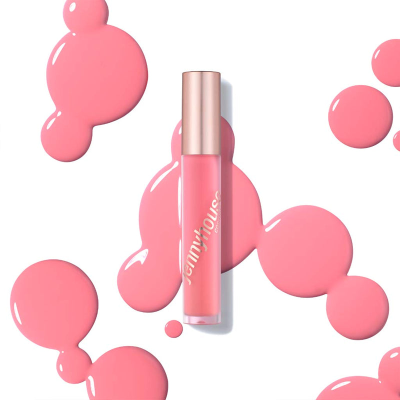 JENNYHOUSE World Volume Coating Tint 4.5ml - Long Lasting Shining Moisture Lip Tint with Matte Finish, Vegan, Natural Ingredients, Non-Sticky, Waterproof, Non-Smudging #03 INDIAFALLIN PINK - BeesActive Australia