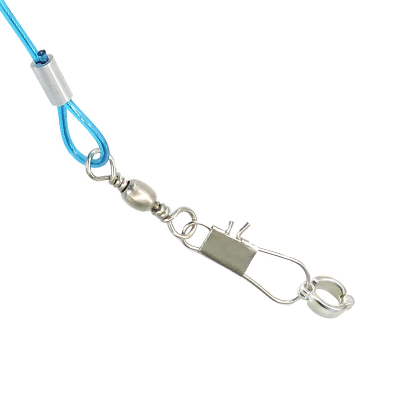 Wishlotus Parrot Flying Rope, 5 Meters Parrot Foot Chain Flying Training Leash Outdoor，Anti-Bite Elastic String Training Harness for Agapornis Fischeri Cockatiels Starling Birds blue - BeesActive Australia