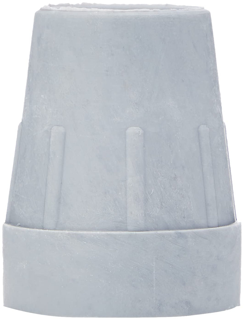 Merriway BH05710 (5 Pcs) Heavy Duty Rubber Walking Frame Crutch Ferrule Tips, Grey 25mm (1 inch) - Pack of 5 Pieces - BeesActive Australia