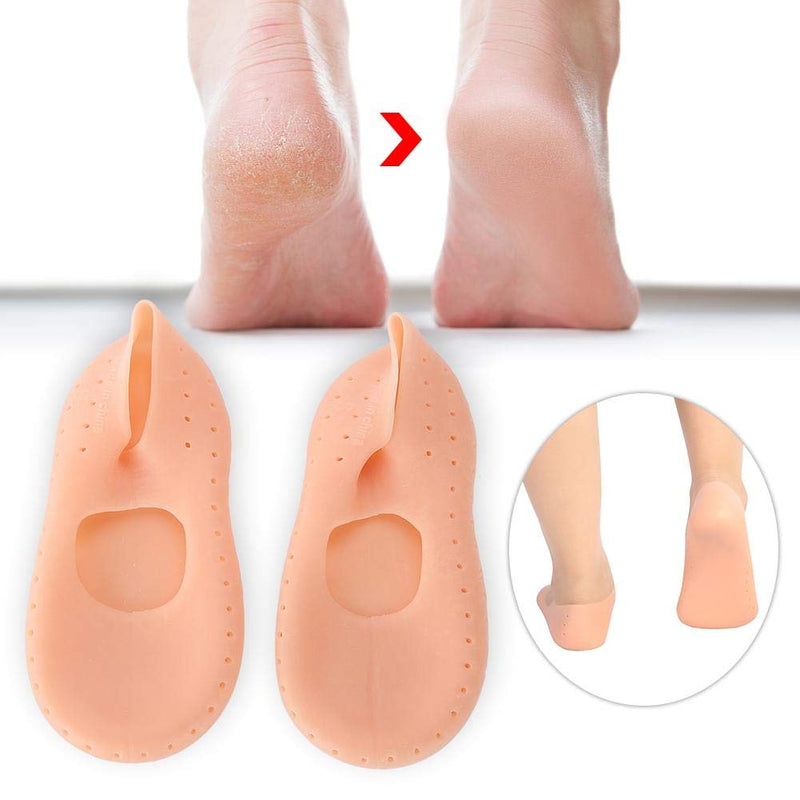 1 Pair Anti Slip Silicone Gel Moisturizing Socks Foot Care Protector,Prevent Plantar Fasciitis and Metatarsalgia,for Women NonSlip Silicone Gel Moisturizing Socks Foot Care SPA(Pink M) Pink M - BeesActive Australia