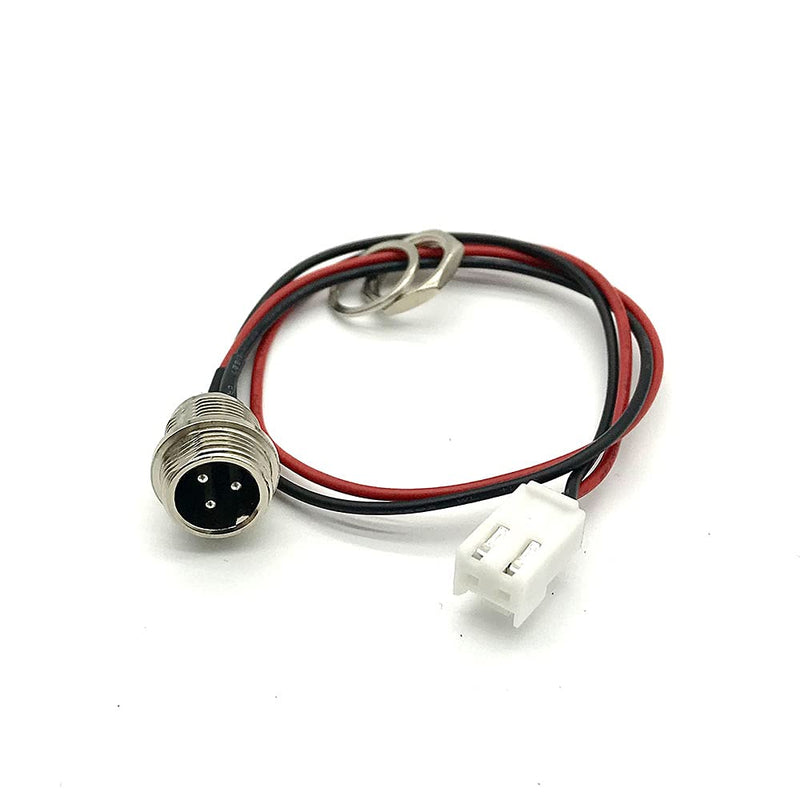 FEC tech GLDYTIMES Hoverboard Charging Port (2 Pin) Replacement for Hover-1 swagtron TOMOLOO Segway Smart Self-Balancing Electric Scooter etc. 3 Prong 2 Wires 2 Buckle - BeesActive Australia