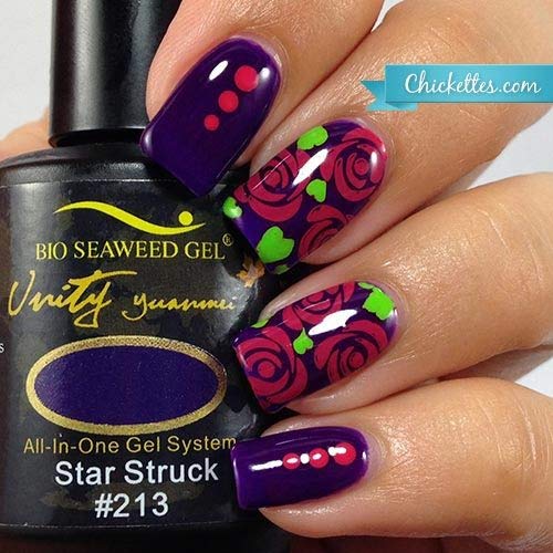 Winstonia Nail Art Stamping Image Plate Romantic Valentine's Anniversary Manicure Deigns - Wedding Bliss - BeesActive Australia