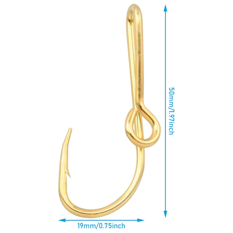 Fish Hook Hat Pins WHYHKJ 4pcs Gold Fish Hook Hat Clip Fish Hooks for Hat, Fish Hook Hat Clip for Outdoor - BeesActive Australia