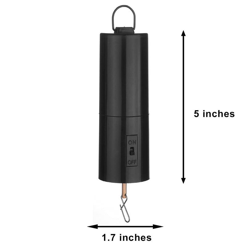 Small Mobile Rotating Motor,Mini Battery Operated Hanging Display Spinning Motor for Kinetic Wind Catcher Spinner,Wind Chimes,Baby Crib,Mirror Disco Ball,Automatic Whirl Indoor Swinging Decoration Black - BeesActive Australia