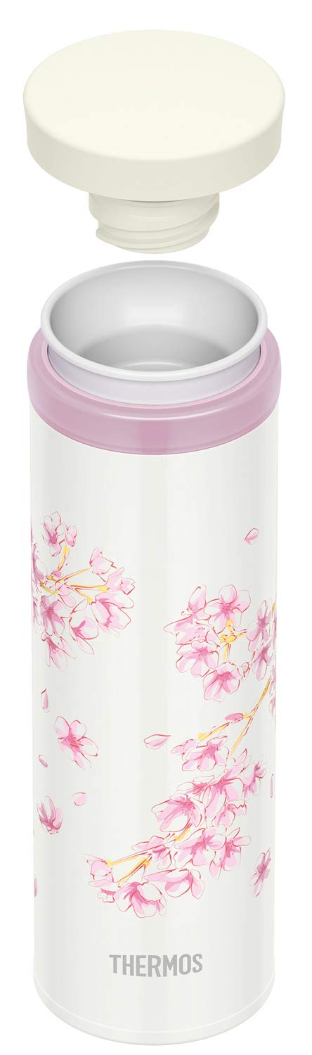 Thermos JNY-502 HNZ Water Bottle, Made in Japan, Vacuum Insulated Travel Mug, 16.9 fl oz (500 ml), Hanazakura 0.5L - BeesActive Australia