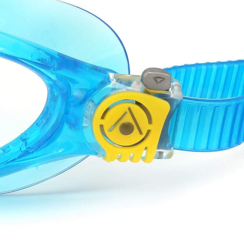 Aqua Sphere Vista Junior Swim Goggle, Made In Italy Aqua/Yellow - BeesActive Australia