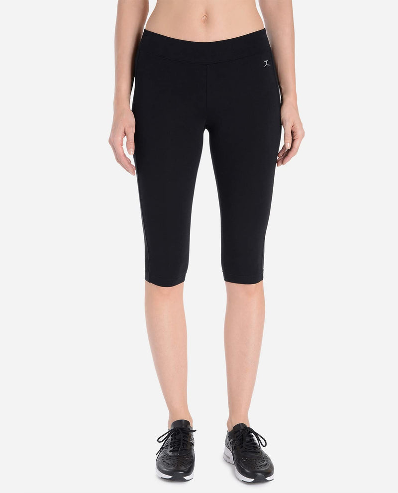 Danskin Women's Capri Legging Large Black - BeesActive Australia