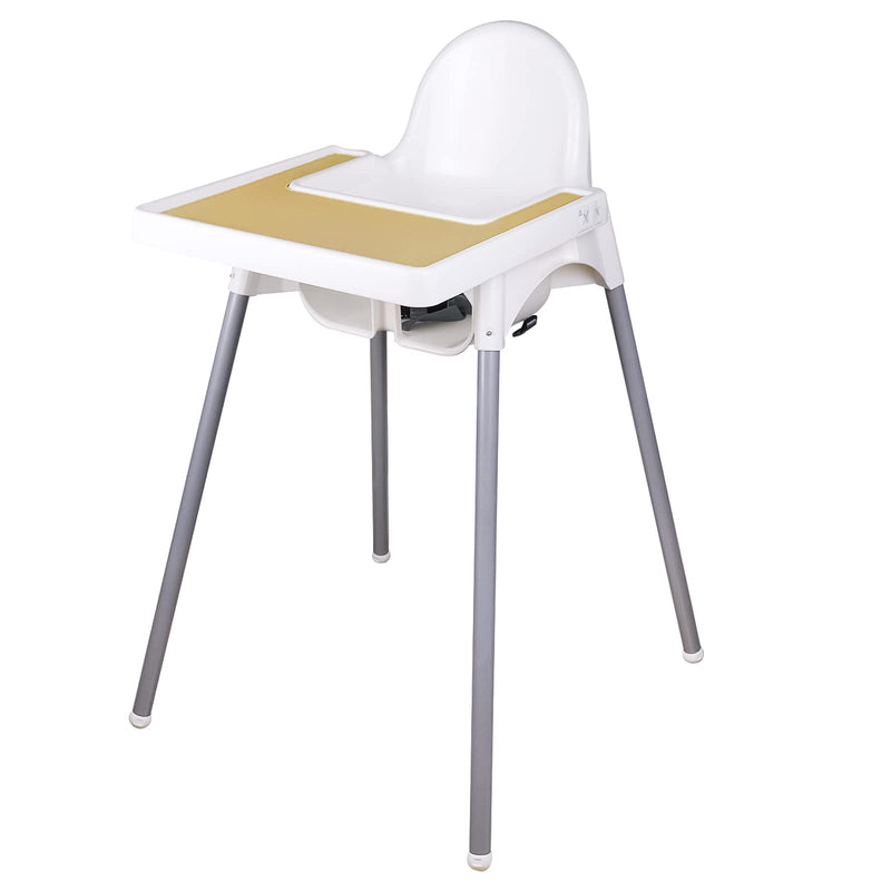 High Chair Placemat, Durable for IKEA High Chair Placemat, Clean and Hygienic, Suitable for IKEA Antilop Highchai, for Toddlers and Babies ( Khaki) - BeesActive Australia