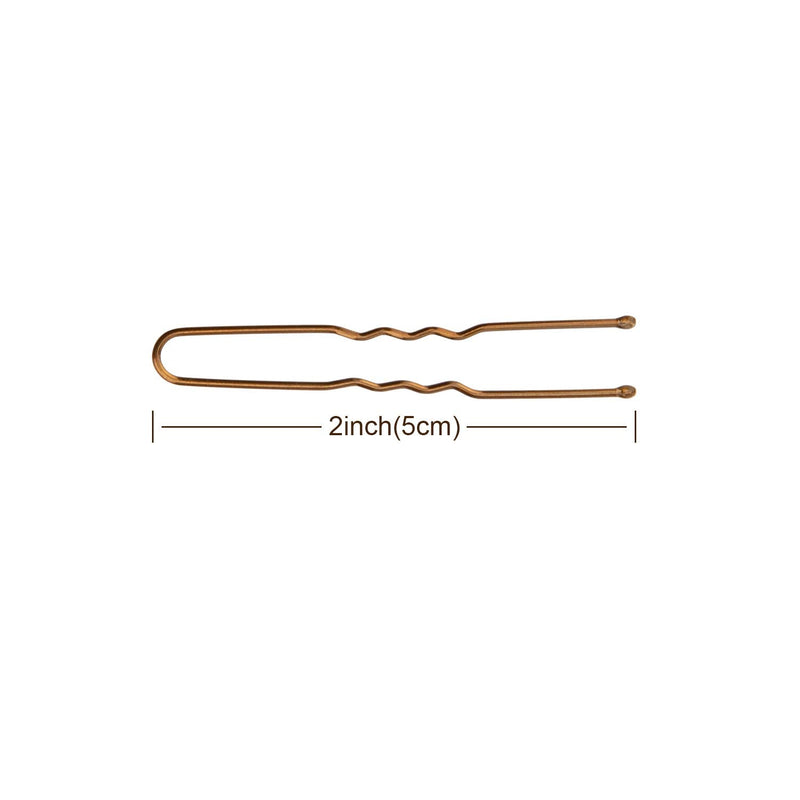 AIEX 200pcs Hair Pins Kit Hair Clips Secure Hold Bobby Pins Hair Clips for Women Girls (200pcs/Bronze) - BeesActive Australia