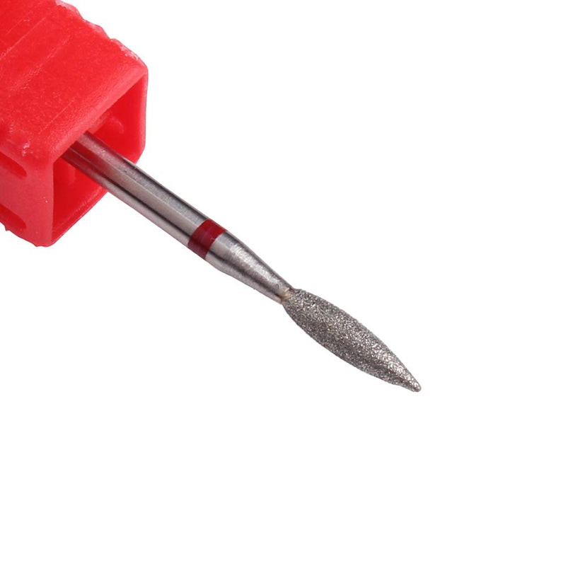 MZCMSL Russian Manicure Drill Bits, Cylinder/Ball/Flame/Needle Cuticle Bit,3/32 Shank Diamond Nail Drill Bit,5pcs Russian Cuticle Bits Set - BeesActive Australia