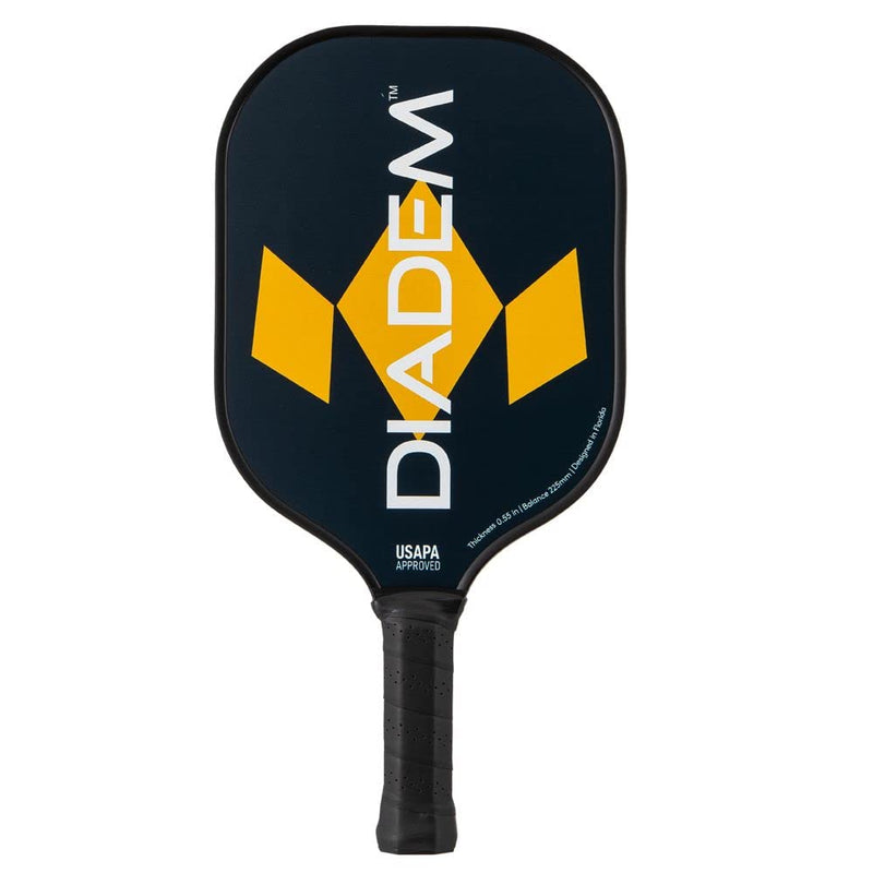 Diadem Hero Lightweight Composite Pickleball Paddle, Honeycomb Core, Fiblerglass Face Orange - BeesActive Australia