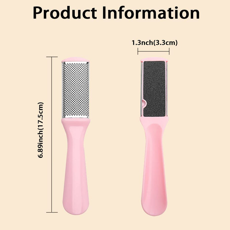 Foot Files for Hard Skin,Foot File Effective Removal Dead Skin Callus Cracked Skin(Pink） - BeesActive Australia