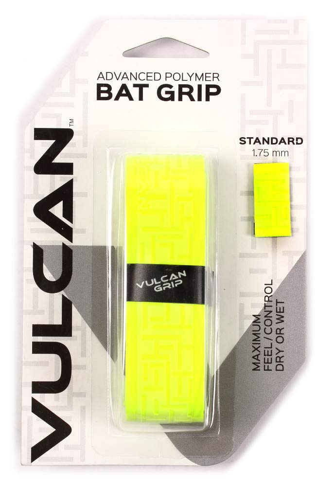 [AUSTRALIA] - Vulcan Bat Grip, Vulcan 1.75mm Bat Grip, Optic Yellow 