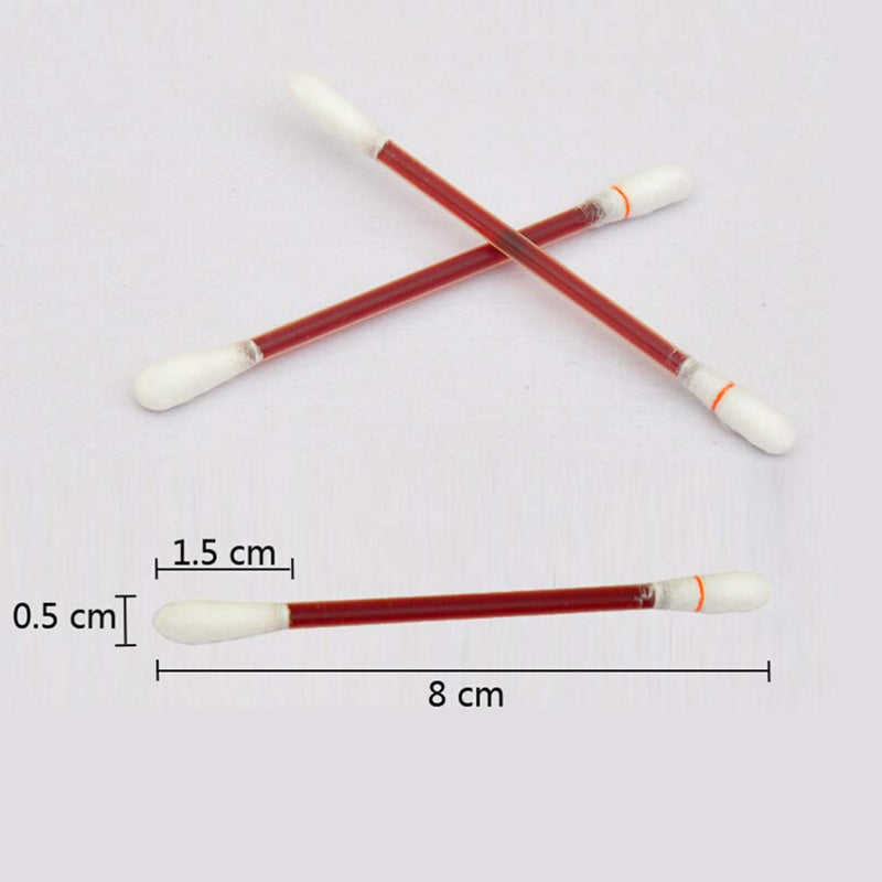 Exceart 100Pcs Disposable Medical Iodine Cotton Stick Iodine Disinfected Cotton Swab Climbing Aid First Aid Survival Supplies - BeesActive Australia