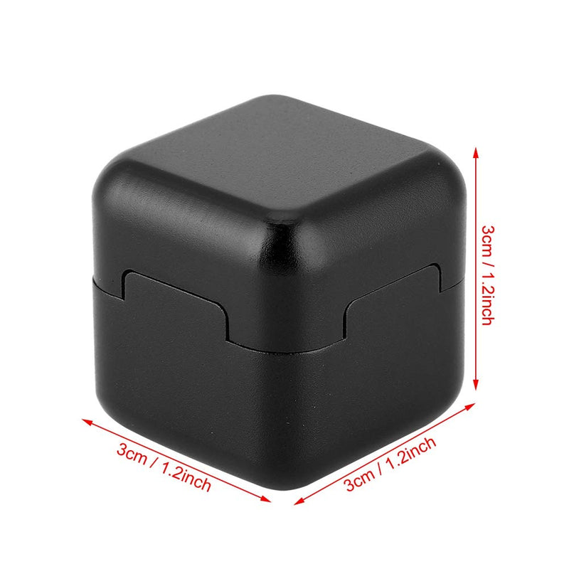 [AUSTRALIA] - Aluminum Portable Mini Magnetic Pool Chalk Holder Billiard Chalk Holder for Billiard Cue Snooker Accessory Black 