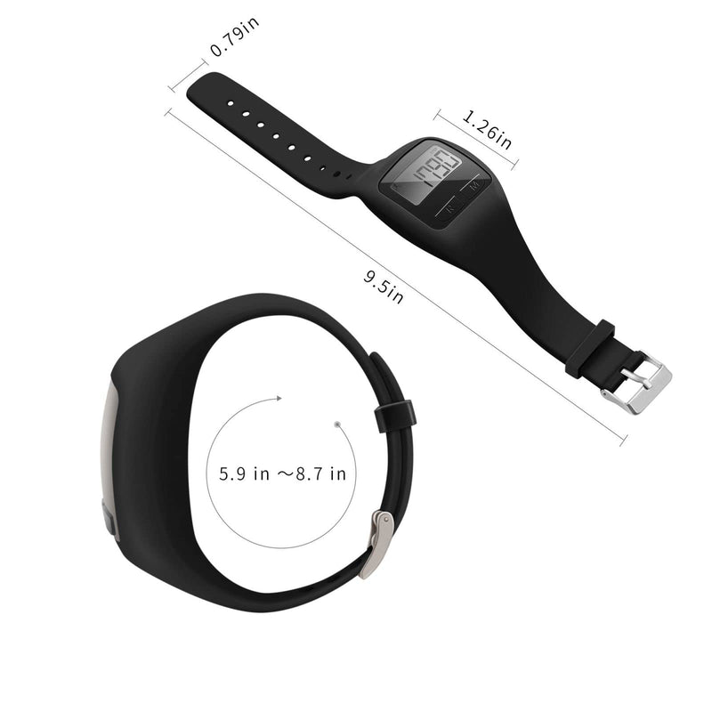 BATAUU Fitness Tracker, 3D Digital Watch Pedometer for Walking & Running, Simply Operation, Accurate Step Counter,Walking Distance Miles & Km, Calorie Counter, Activity Time - BeesActive Australia