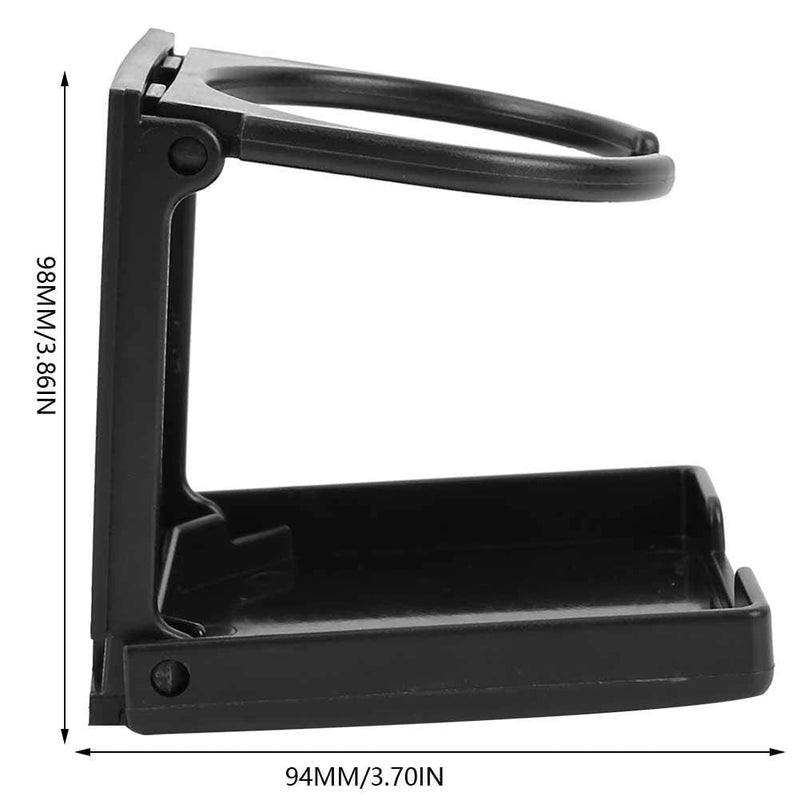 VGEBY Foosball Table Cup Holder, Folding Cup Drink Holder External Cup Rack for Foosball Game Table Black - BeesActive Australia