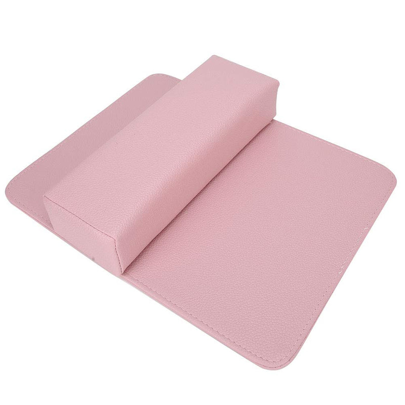 FAMKIT Nail Art Hand Pillow, Nail Pillow and Mat, Beauty Salon Soft Pillow Arm Rest Holder Cushion Mat Set Manicure Tool Pink - BeesActive Australia