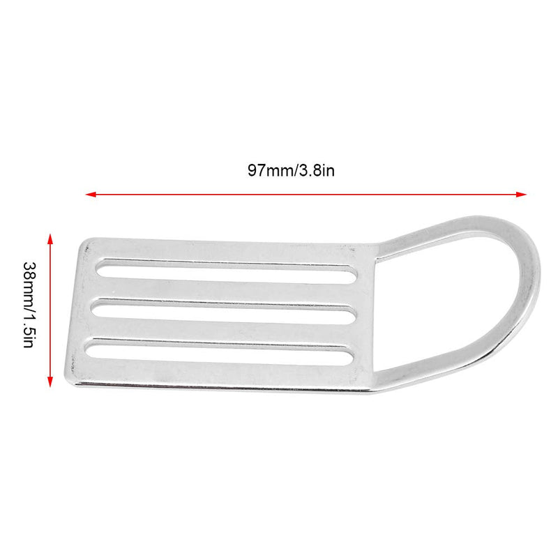 VGEBY Diving Weights, Dive Belt D Ring Strong Stainless Steel Diving Weight Belt Keeper Stopper with D Ring - BeesActive Australia