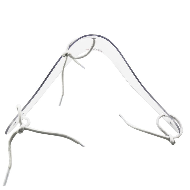 [AUSTRALIA] - GY Polycarbonate Flexibility and Tough Ice Hockey Goalie Neck Guard Goalkeeper Neck Protector Classical Clear Size Free 