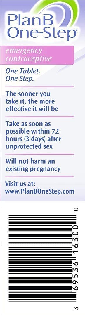 PLAN B ONE STEP EMERGENCY CONTRACEPTIVE - BeesActive Australia