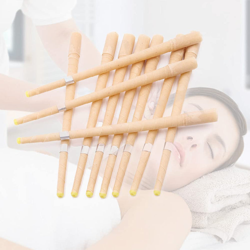 Ear Candles,10 Pcs Ear Cones Candles,Natural Ear Wax Remover 100% Natural Beeswax Candle with 10 Protective Disks - Relaxing - BeesActive Australia
