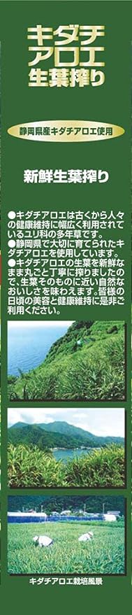 Orihiro Kidachialoe Raw Leaf Squeezer, 16.9 fl oz (500 ml), Kidachialoe from Shizuoka Prefecture - BeesActive Australia