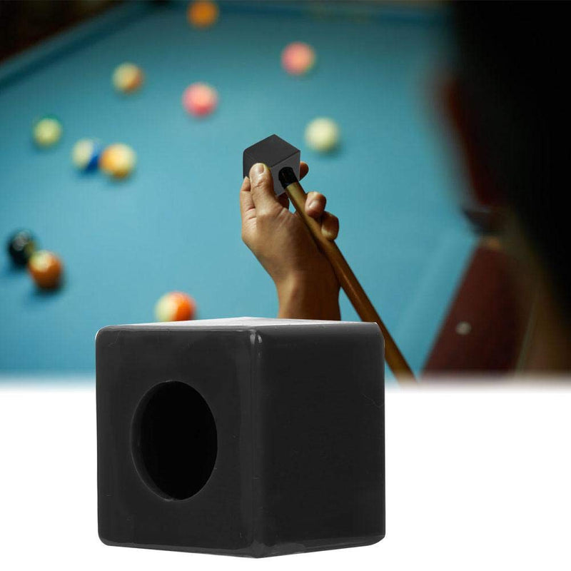 [AUSTRALIA] - Zer one Durable Chalk Holder Portable Billiards Chalk Pool Cue Chalk Holder Billiards Accessory(Black) 