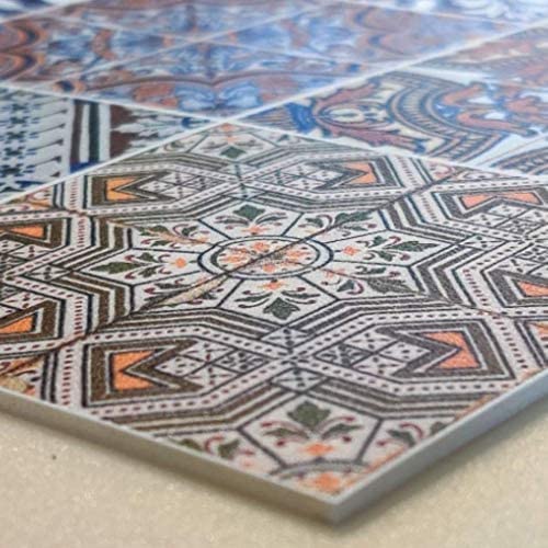 CREARREDA Kitchen Rug Mat Non-Slip and Washable Waterproof Easy to Clean Vinyl Kitchen Runner 100% Made in Italy Rug for Floor Decorative Vinyl Floor Covering Durable and Resistant - BeesActive Australia